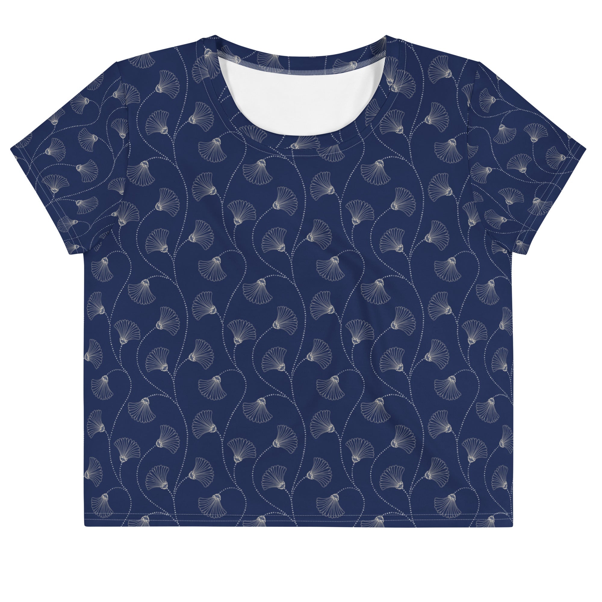 Imperial Bloom (Cropped T-Shirt - FB0069) - Trillii