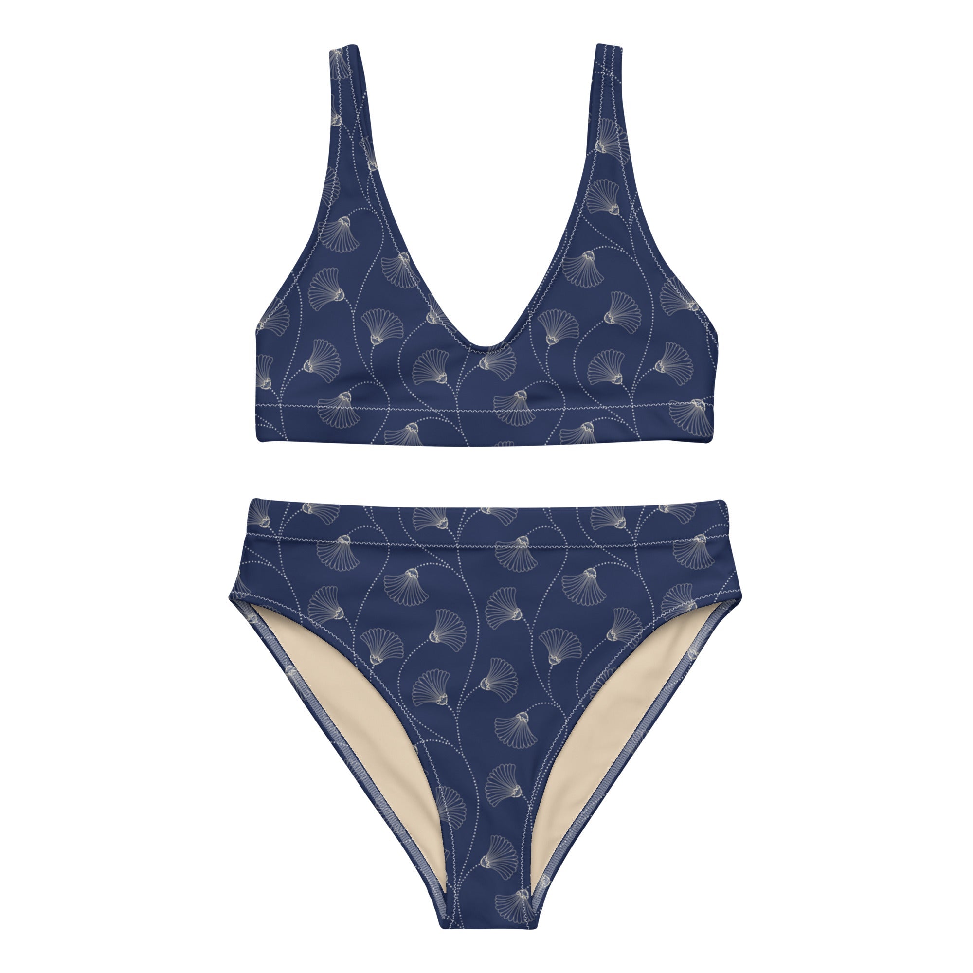 Imperial Bloom (High Waisted Bikini - FB0069) - Trillii
