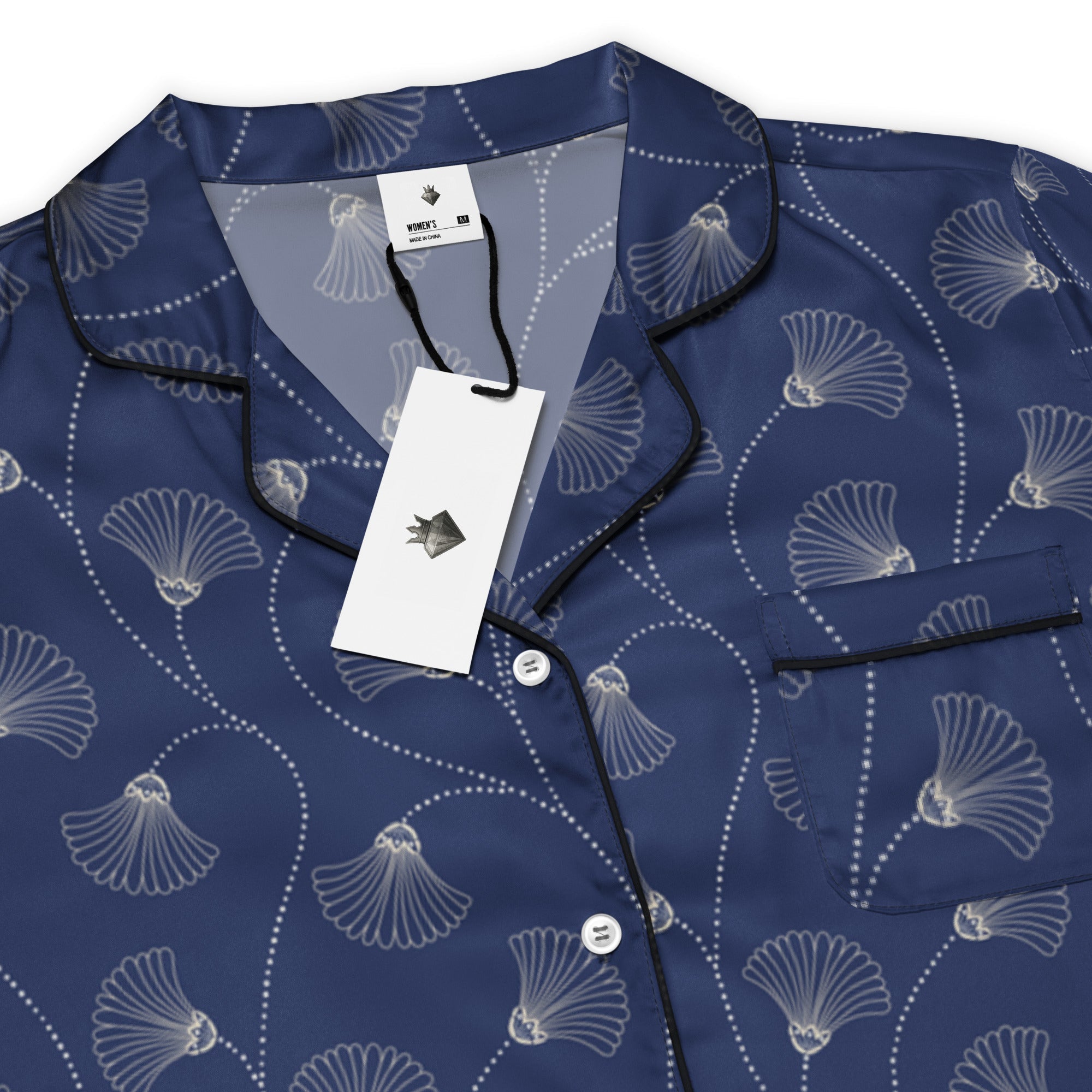 Imperial Bloom (Pajama Shirt (Long) - FB0069) - Trillii