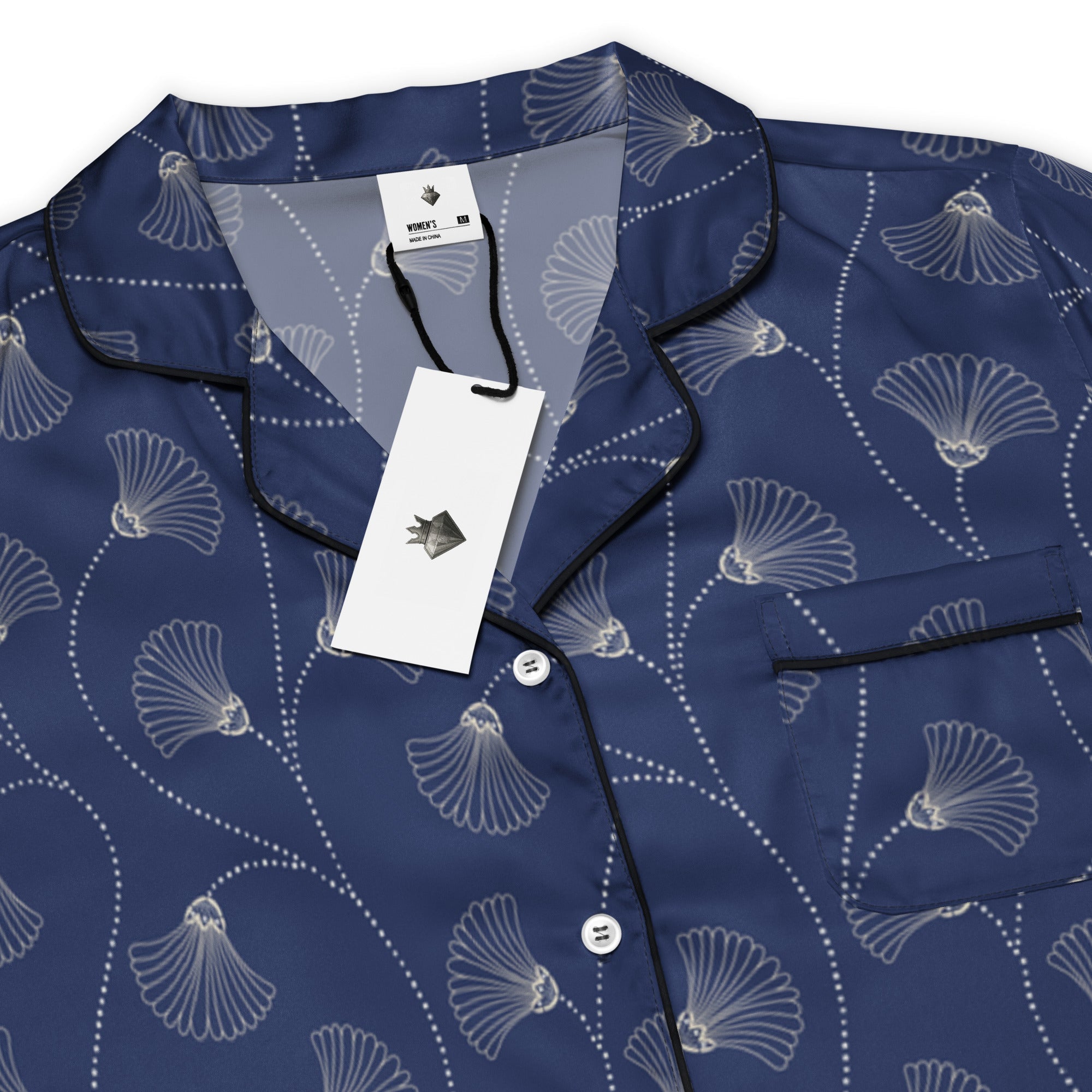 Imperial Bloom (Pajama Shirt (Short) - FB0069) - Trillii