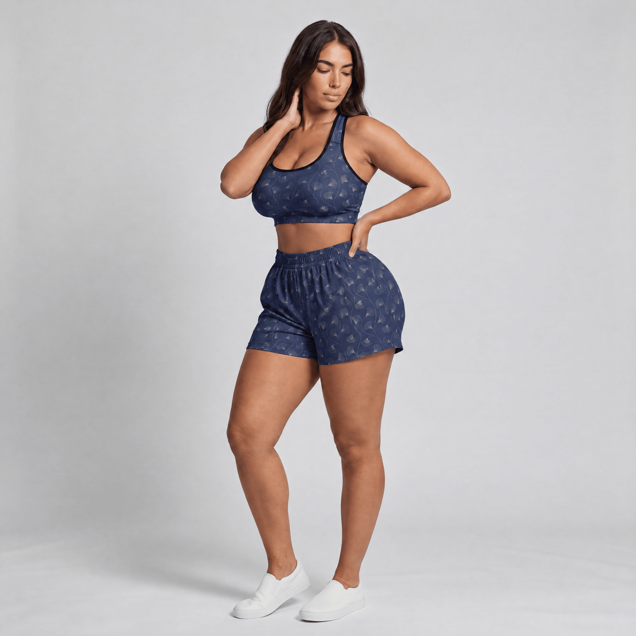 Imperial Bloom (Women's Shorts - FB0069) - Trillii