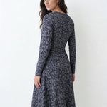 Inner Chaos (Midi Dress - FB0082) - Trillii
