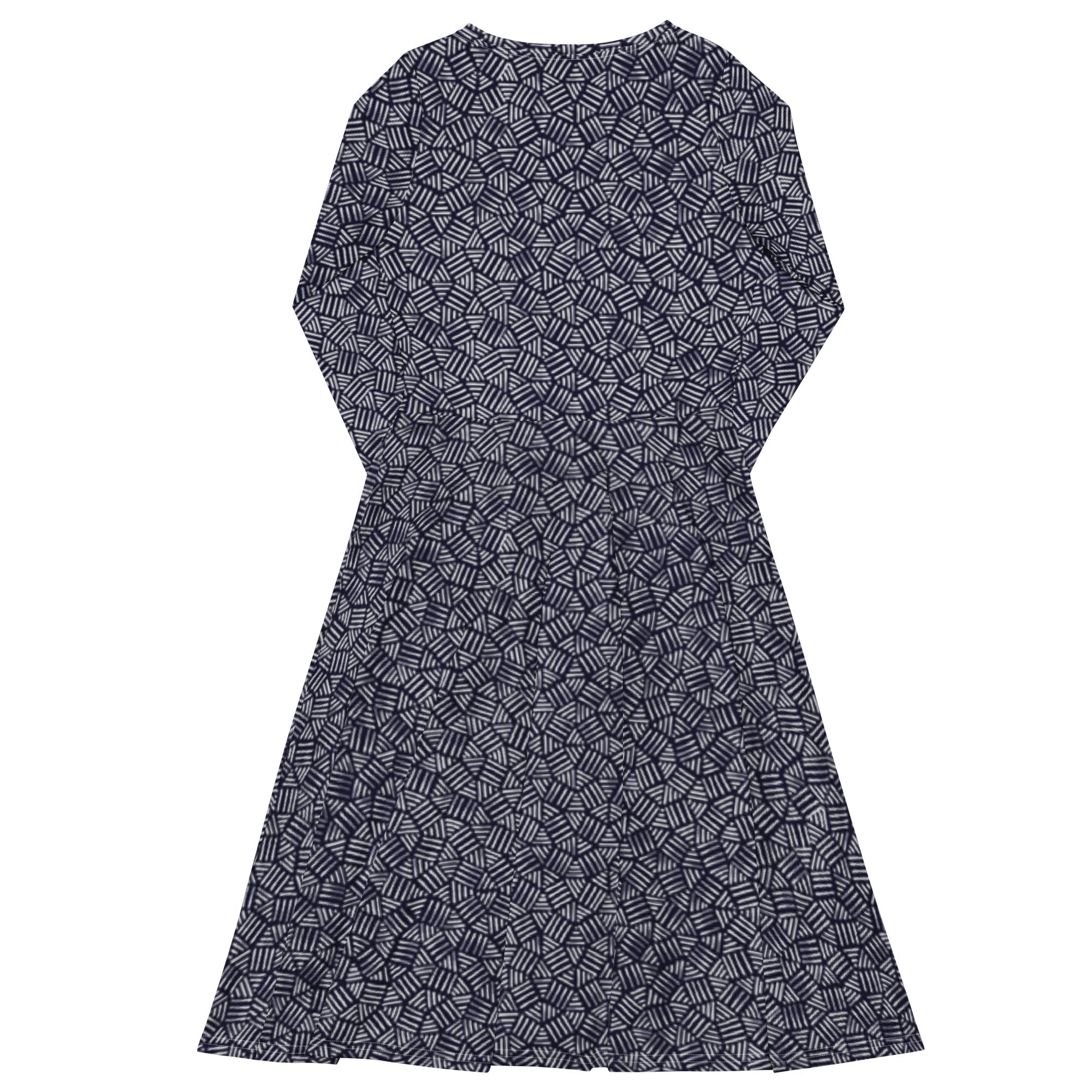 Inner Chaos (Midi Dress - FB0082) - Trillii