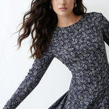 Inner Chaos (Midi Dress - FB0082) - Trillii