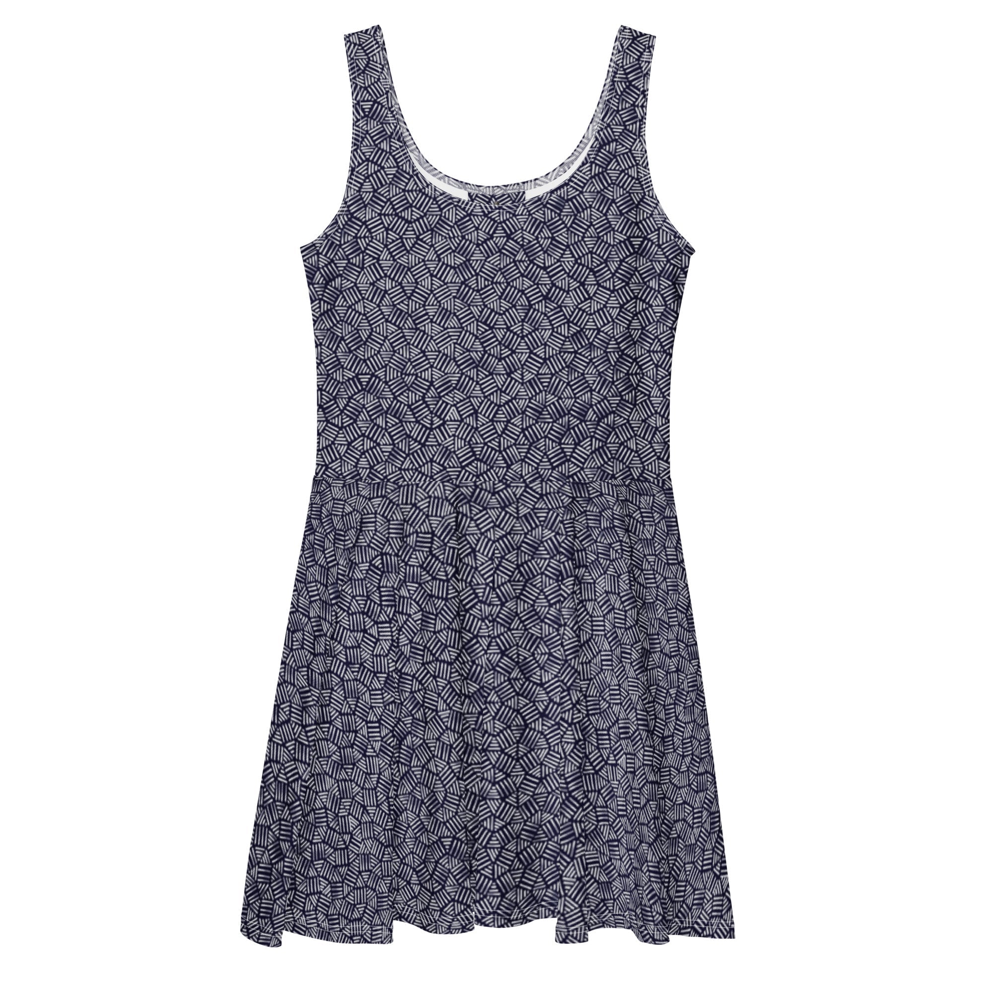 Inner Chaos (Skater Dress - FB0082) - Trillii