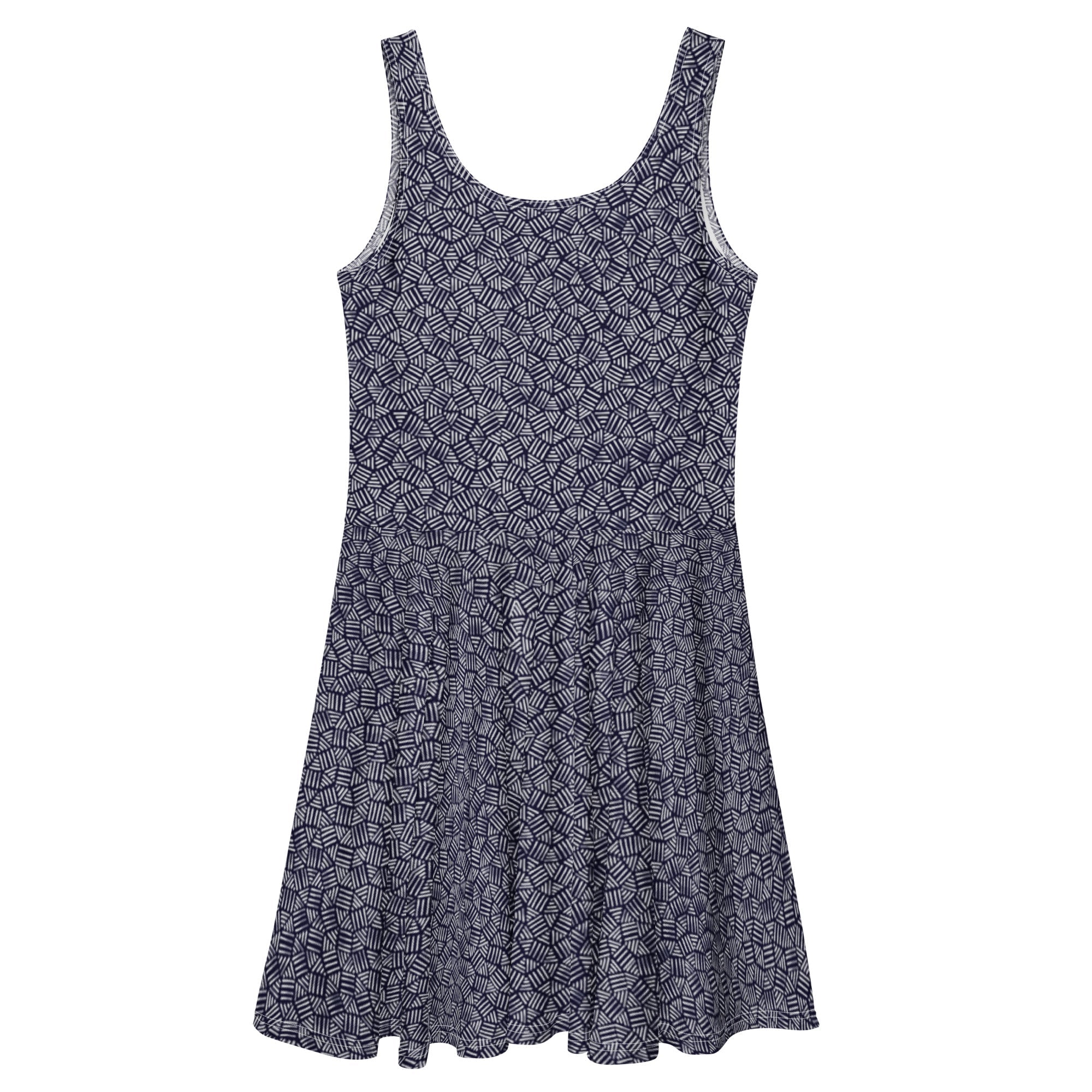 Inner Chaos (Skater Dress - FB0082) - Trillii