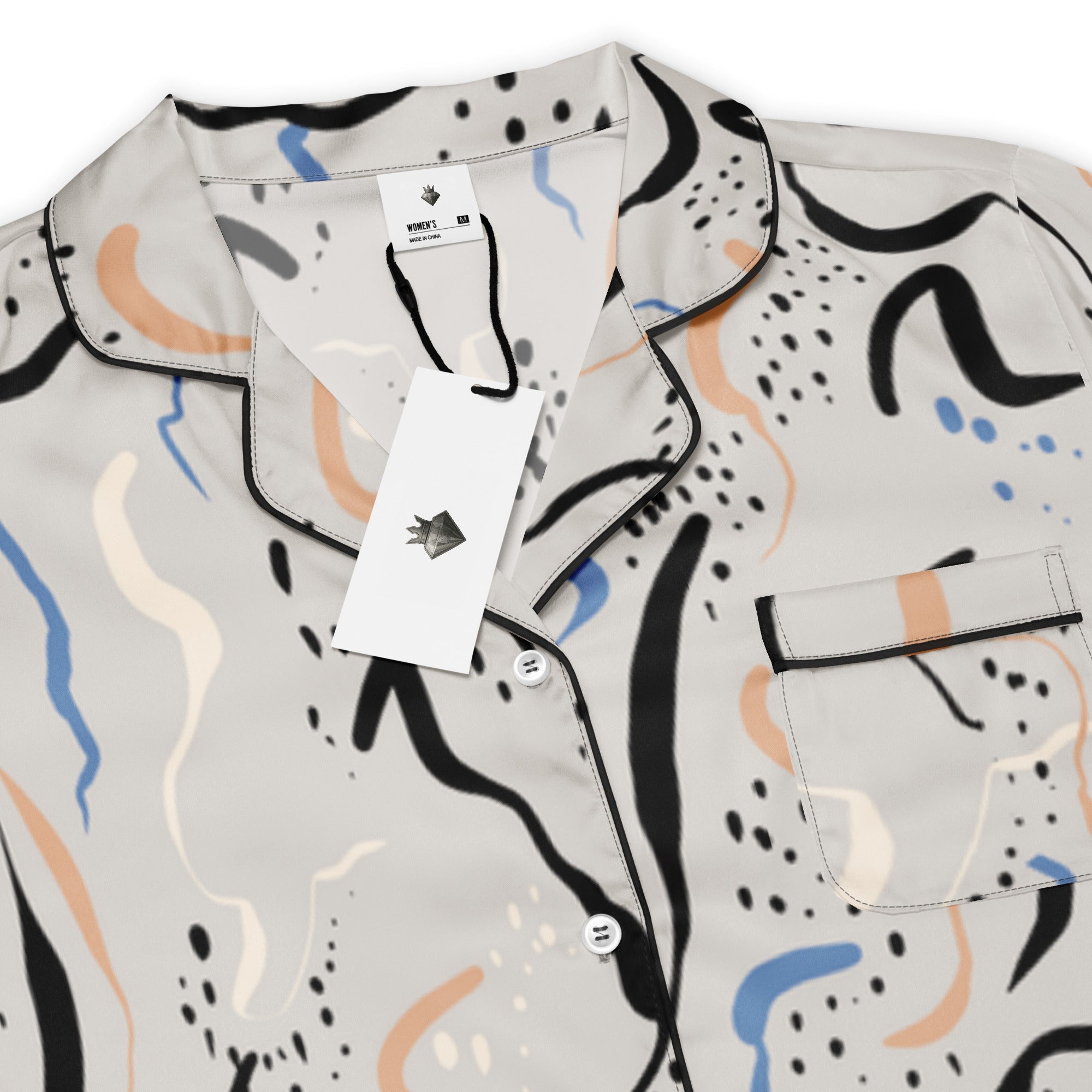 Interior Aura (Pajama Shirt (Short) - FB0075) - Trillii