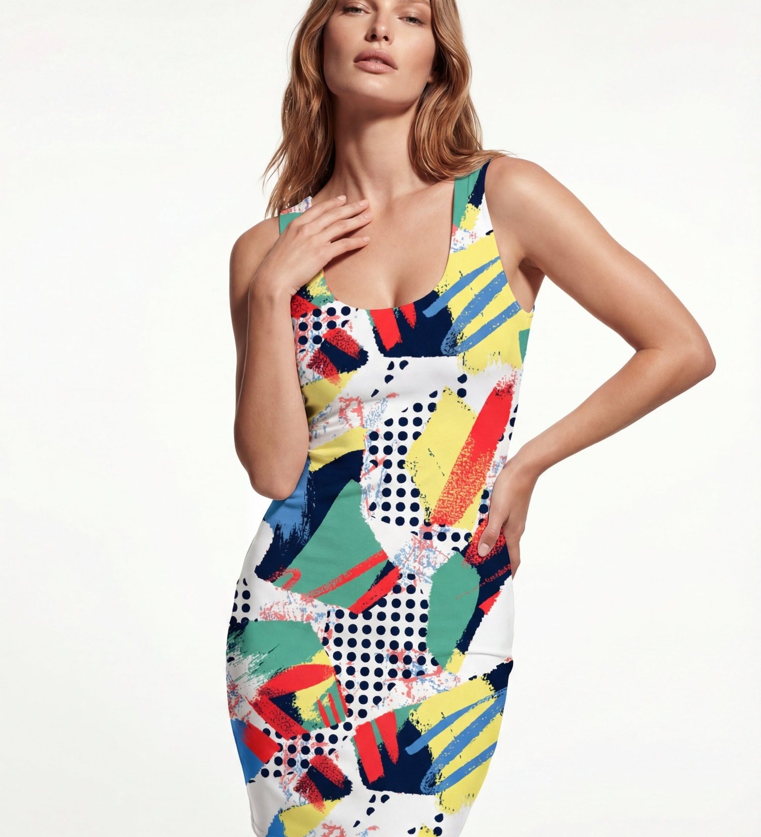 Living Color (Bodycon Dress - FB0094) - Trillii