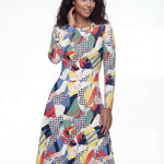 Living Color (Midi Dress - FB0094) - Trillii
