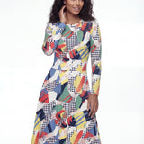 Living Color (Midi Dress - FB0094) - Trillii