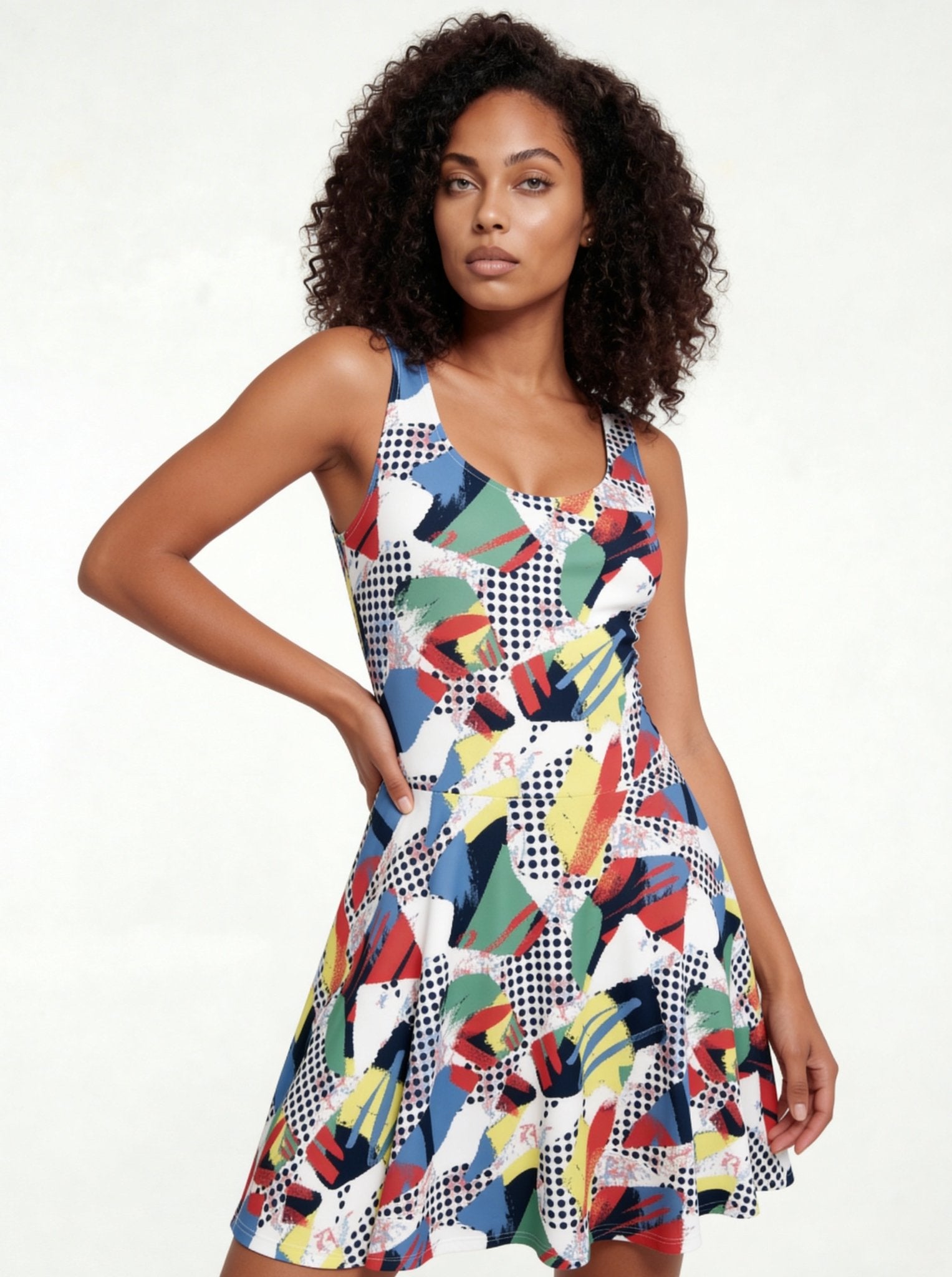 Living Color (Skater Dress - FB0094) - Trillii
