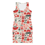 Made In China (Bodycon Dress - FB0088) - Trillii