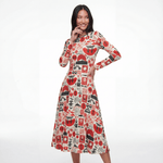 Made in China (Midi Dress - FB0088) - Trillii