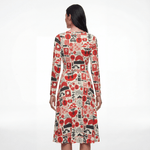 Made in China (Midi Dress - FB0088) - Trillii