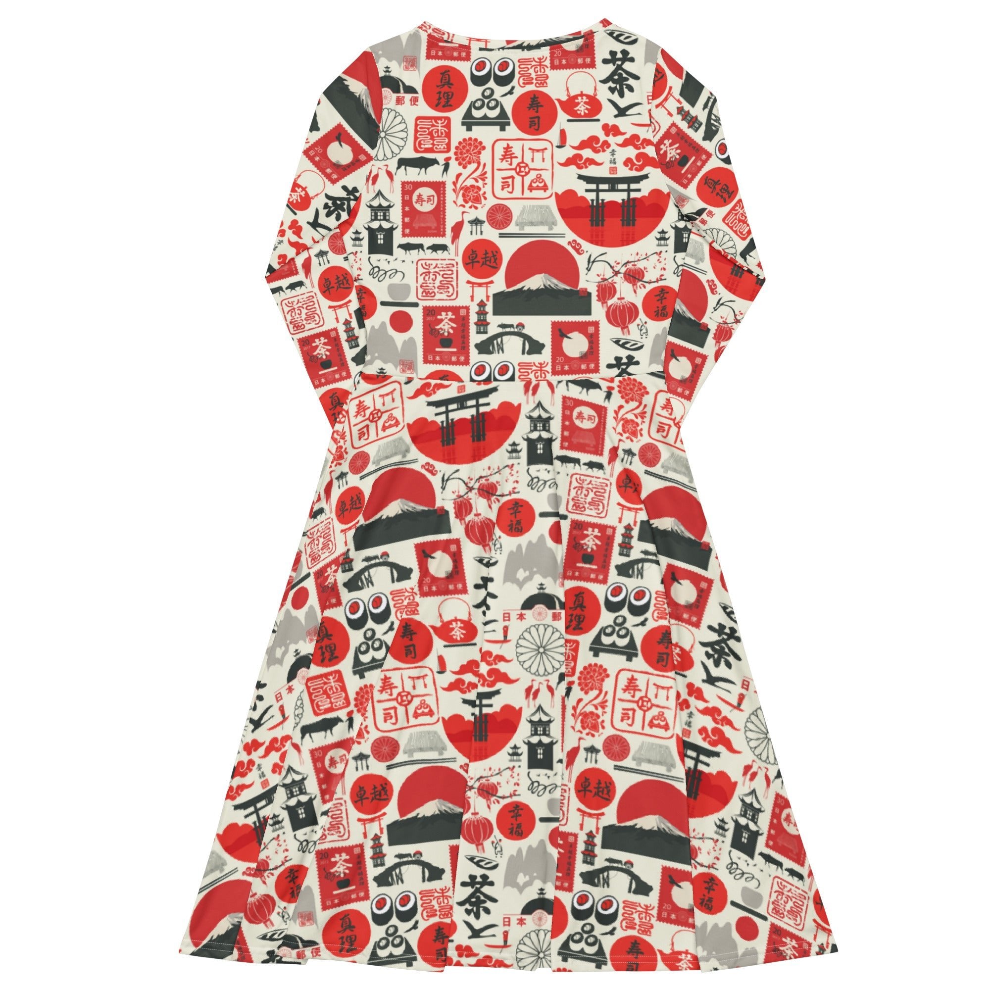 Made in China (Midi Dress - FB0088) - Trillii