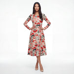 Made in China (Midi Dress - FB0088) - Trillii