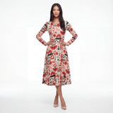 Made in China (Midi Dress - FB0088) - Trillii