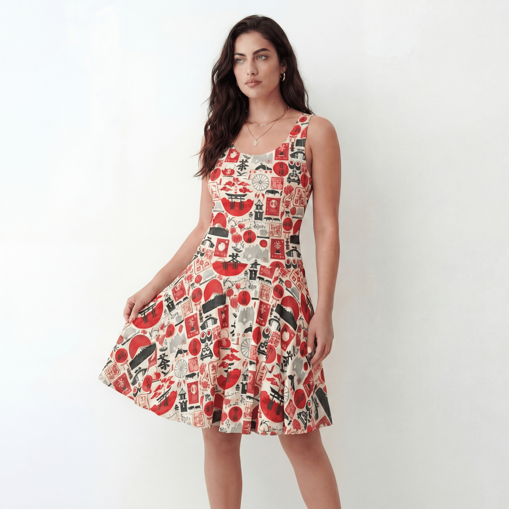 Made In China (Skater Dress - FB0088) - Trillii
