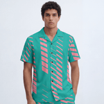 Miami Matrix (Button Shirt - FB0063) - Trillii