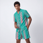 Miami Matrix (Button Shirt - FB0063) - Trillii