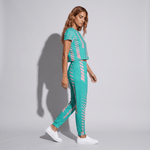 Miami Matrix (Crop T-Shirt - FB0062) - Trillii