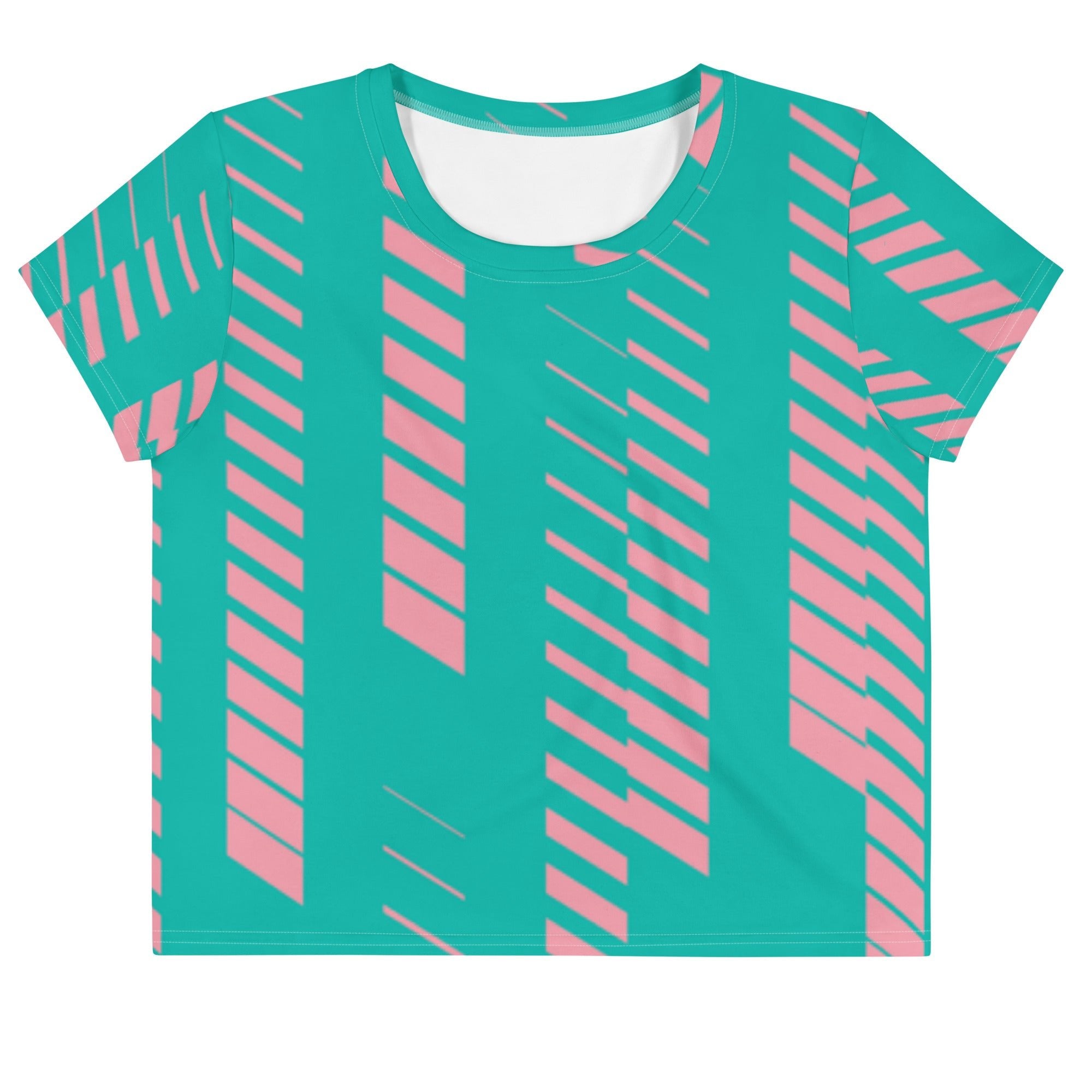 Miami Matrix (Crop T-Shirt - FB0062) - Trillii
