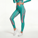 Miami Matrix (Crossover Leggings w/pockets - FB0062) - Trillii