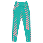 Miami Matrix (Crossover Leggings w/pockets - FB0062) - Trillii