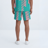 Miami Matrix (Men's Shorts - FB0062) - Trillii