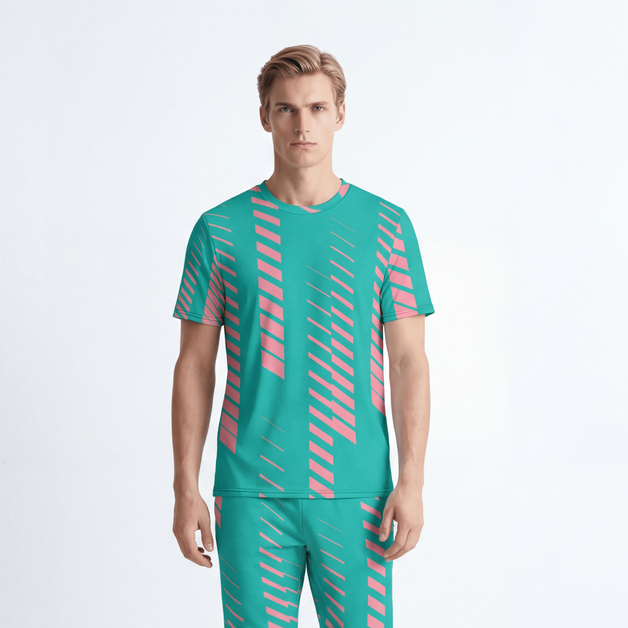 Miami Matrix (Men's T-shirt - FB0062) - Trillii