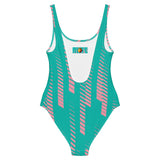 Miami Matrix (One - Piece Swimsuit - FB0062) - Trillii