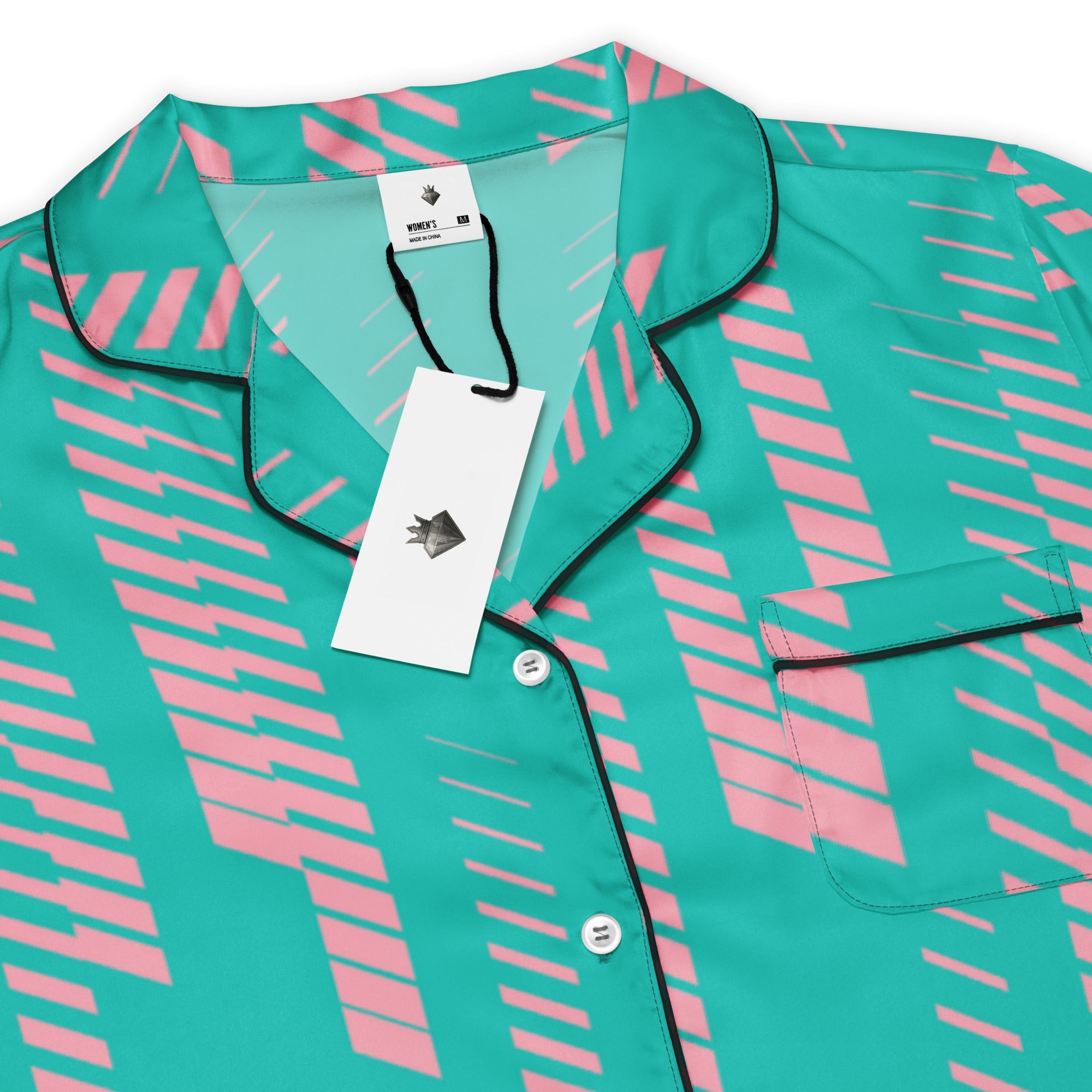 Miami Matrix (Pajama Shirt (Long) - FB0062) - Trillii
