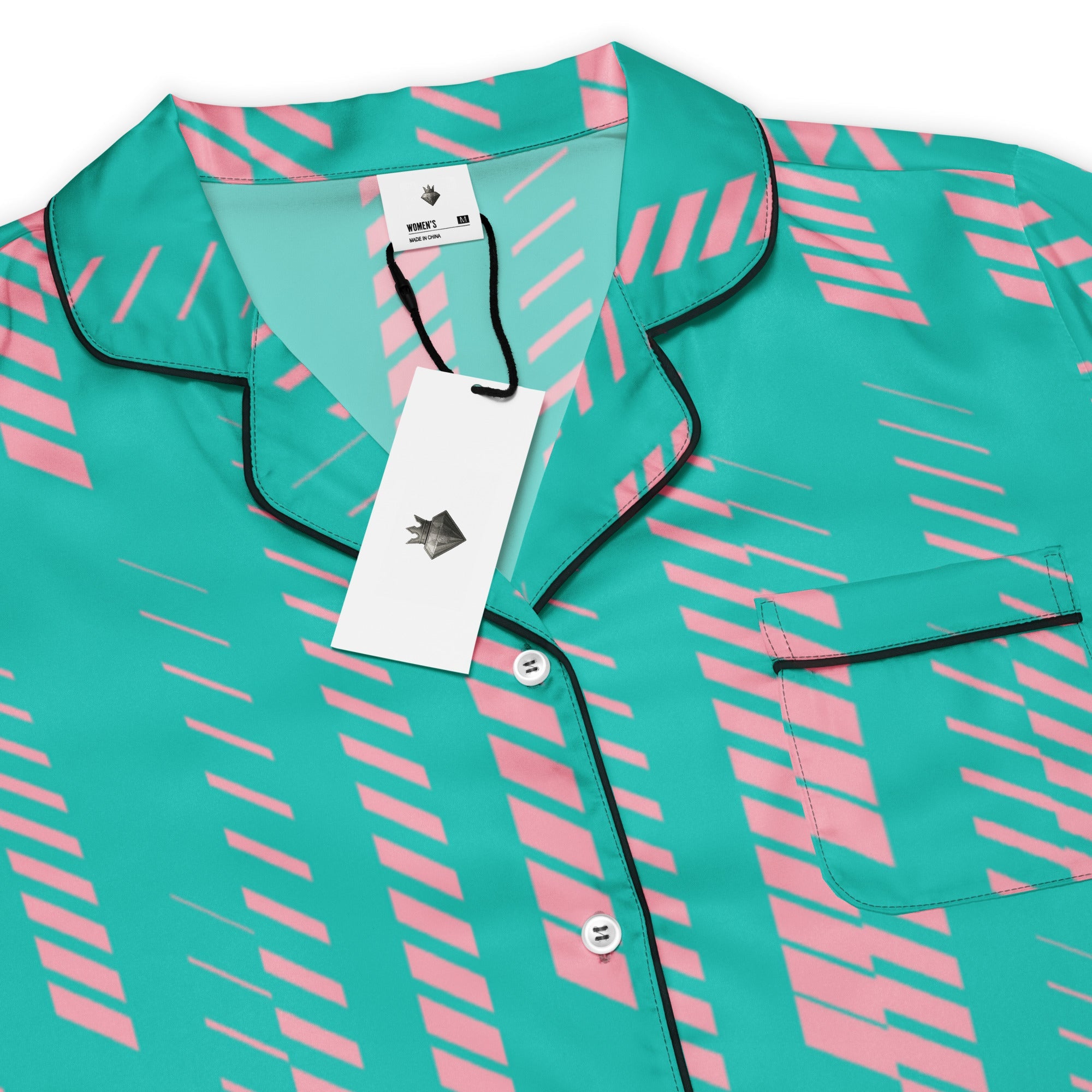 Miami Matrix (Pajama Shirt (Short) - FB062) - Trillii
