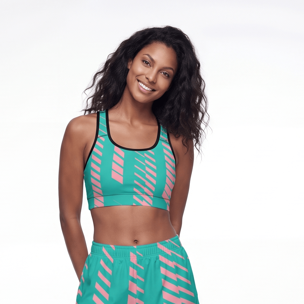 Miami Matrix (Sports Bra - FB0062) - Trillii