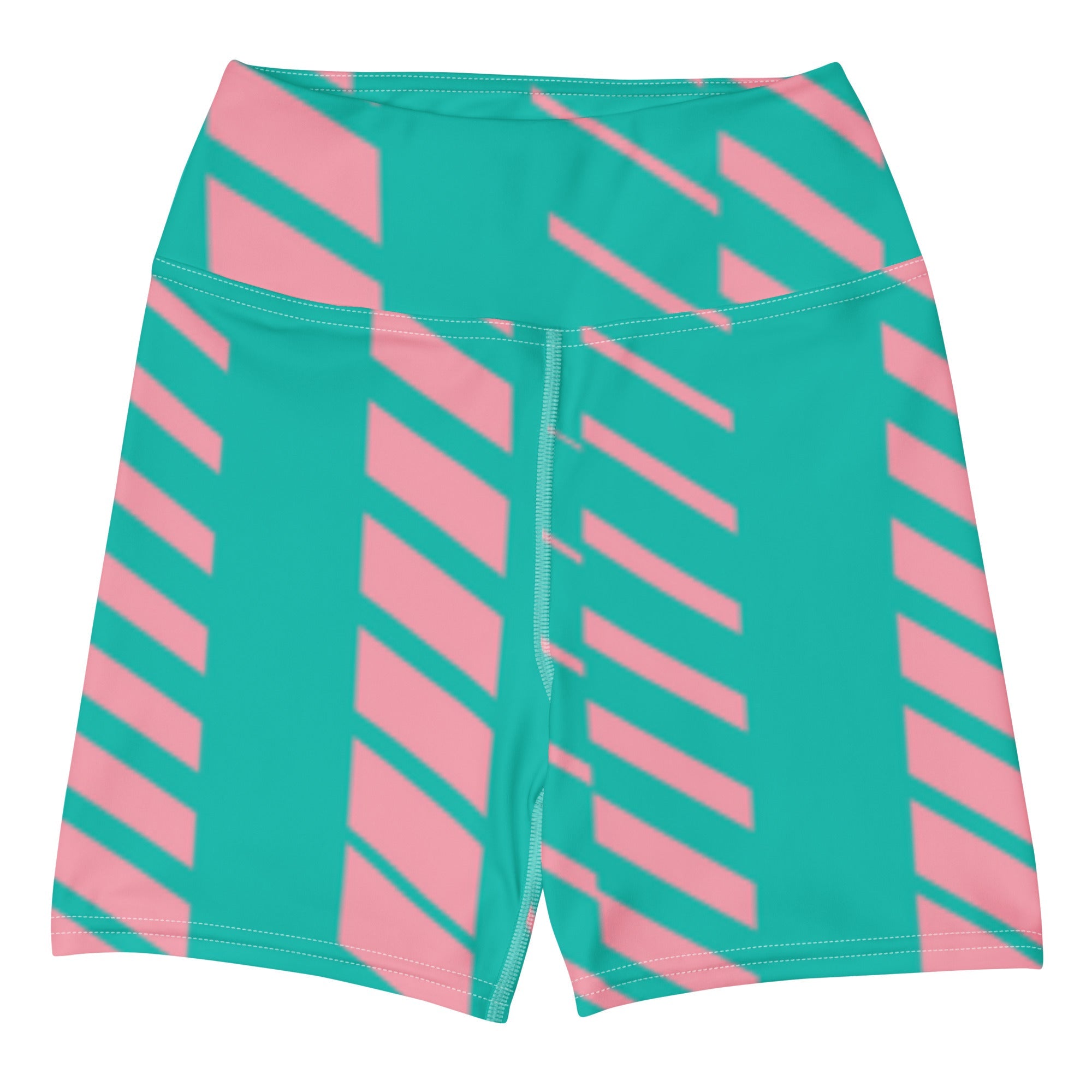 Miami Matrix (Yoga Shorts - FB0062) - Trillii
