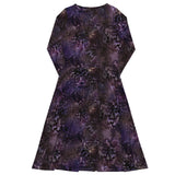 Midnight Reign (Midi Dress - FB0014) - Trillii