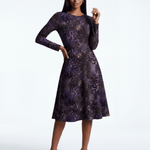 Midnight Reign (Midi Dress - FB0014) - Trillii
