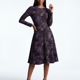 Midnight Reign (Midi Dress - FB0014) - Trillii