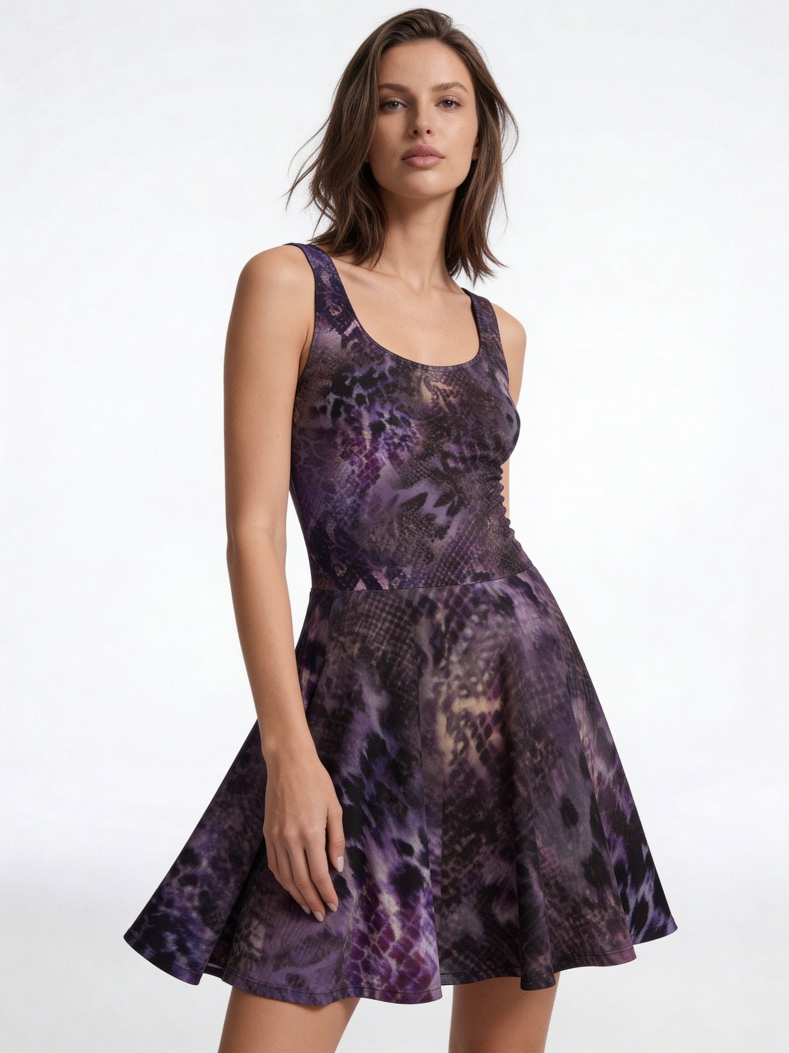Midnight Reign (Skater Dress - FB0014) - Trillii