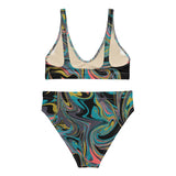 Mixed Paint (High Waisted Bikini - FB0108) - Trillii
