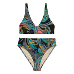 Mixed Paint (High Waisted Bikini - FB0108) - Trillii