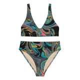 Mixed Paint (High Waisted Bikini - FB0108) - Trillii