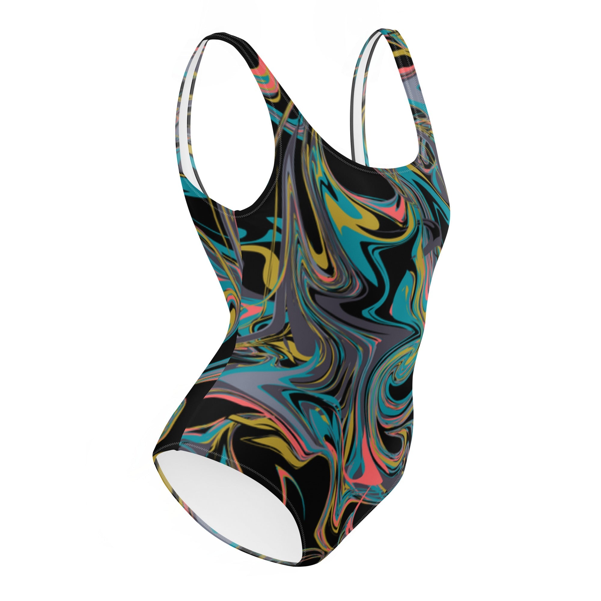 Mixed Paint (One - Piece Swimsuit - FB0108) - Trillii
