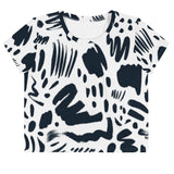 Monochrome (Crop T-Shirt - FB0016) - Trillii