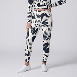 Monochrome (Crossover Leggings w/ Pockets - FB0016) - Trillii