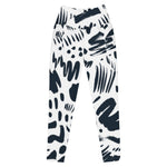 Monochrome (Crossover Leggings w/ Pockets - FB0016) - Trillii