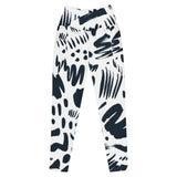 Monochrome (Crossover Leggings w/ Pockets - FB0016) - Trillii