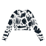 Monochrome (Long - Sleeve Crop Top - FB0016) - Trillii