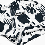 Monochrome (Long - Sleeve Crop Top - FB0016) - Trillii
