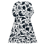 Monochrome (Midi Dress - FB0016) - Trillii